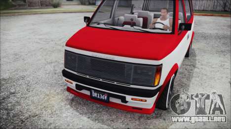 GTA 5 Declasse Moonbeam Bobble Version IVF para GTA San Andreas