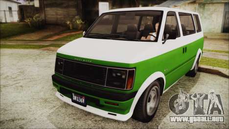 GTA 5 Declasse Moonbeam para GTA San Andreas