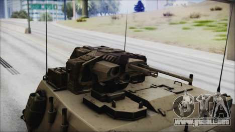 M4 Scorcher Self Propelled Artillery para GTA San Andreas