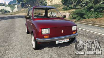 Fiat 126p v1.2 para GTA 5