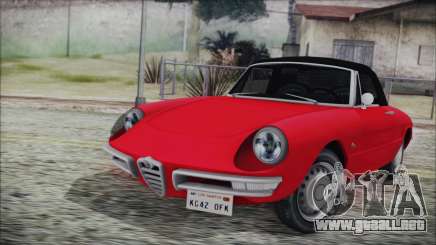 Alfa Romeo Spider Duetto 1966 para GTA San Andreas