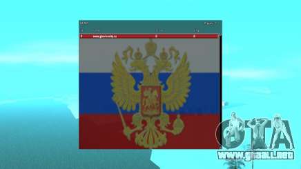 SampGui Bandera de Rusia con el escudo de armas para GTA San Andreas