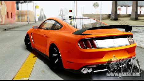 Ford Mustang Shelby GT350R 2016 para GTA San Andreas