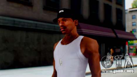 Mafia Cap Black White para GTA San Andreas