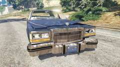 Cadillac Fleetwood Brougham 1985 [rusty] para GTA 5