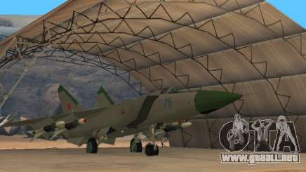 El MiG 25 para GTA San Andreas
