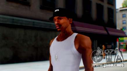Mafia Cap Black White para GTA San Andreas