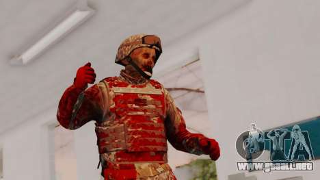 Zombie Military Skin para GTA San Andreas