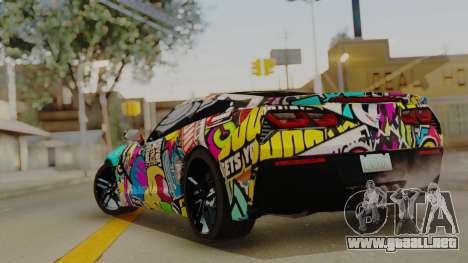 Chevrolet Corvette Stingray C7 2014 Sticker Bomb para GTA San Andreas