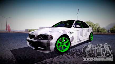 BMW M3 E46 Drift Monster Energy para GTA San Andreas