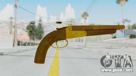 Double Barrel Shotgun Gold Tint (Lowriders CC) para GTA San Andreas