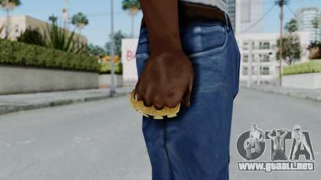 The Hater Knuckle Dusters from Ill GG Part 2 para GTA San Andreas