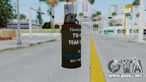 GTA 5 Tear Gas para GTA San Andreas