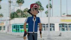 Pokémon XY Series - Ash para GTA San Andreas