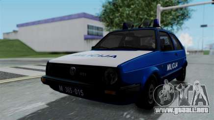 Volkswagen Golf Mk2 Milicija para GTA San Andreas