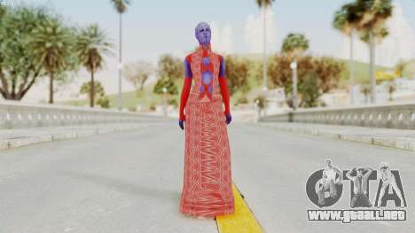 Mass Effect 3 Aria TLoak Dress para GTA San Andreas