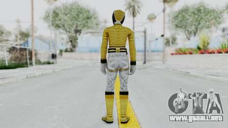 Power Rangers Megaforce - Yellow para GTA San Andreas