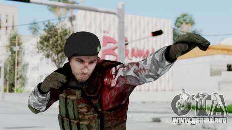 Black Mesa - Wounded HECU Marine Beret para GTA San Andreas