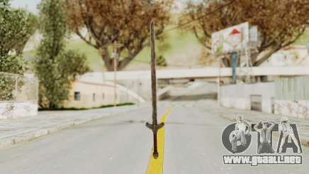 Skyrim Iron Long Sword para GTA San Andreas