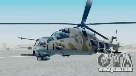 Mi-24V Ukraine Air Force 010 para GTA San Andreas