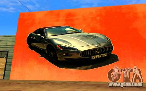 Maserati Wall Grafiti para GTA San Andreas