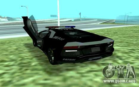 Lamborghini Reventon Police para GTA San Andreas
