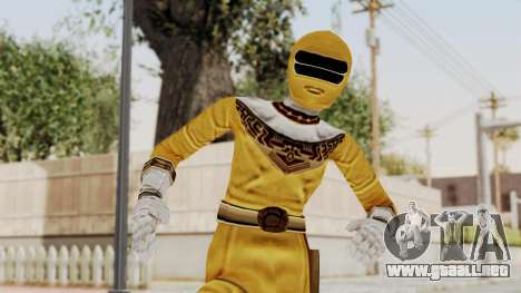 Power Ranger Zeo - Yellow para GTA San Andreas