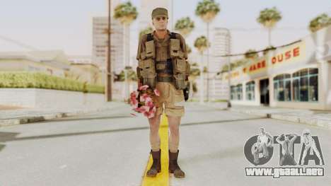 MGSV Phantom Pain CFA Combat Vest 2 v2 para GTA San Andreas