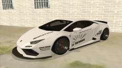 Lamborghini Huracan Libertad Pie белый para GTA San Andreas