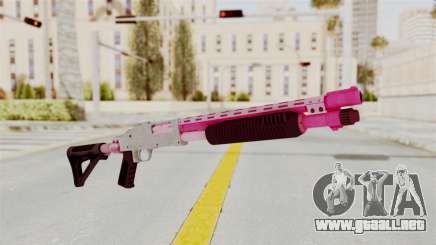 GTA 5 Pump Shotgun Pink para GTA San Andreas