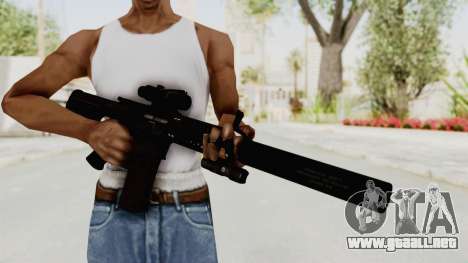 Colt M4 CQB S.W.A.T. para GTA San Andreas