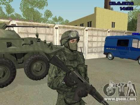 Modern Russian Soldiers pack para GTA San Andreas