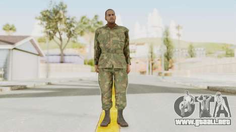 MGSV Ground Zeroes US Soldier No Gear v1 para GTA San Andreas