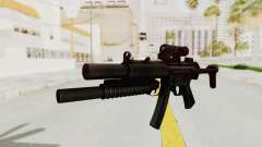 MP5SD with Grenade Launcher para GTA San Andreas