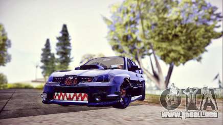 Subaru Impreza WRX STI Dark Knight para GTA San Andreas