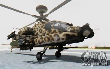 AH-64 Apache Leopard para GTA San Andreas