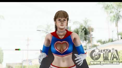Dead Or Alive 5: LR - Hitomi Fight Force v1 para GTA San Andreas