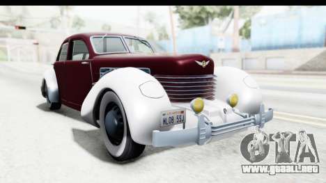 Cord 812 Charged Beverly Low Chrome para GTA San Andreas