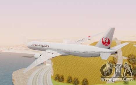 Boeing 777-300ER Japan Airlines v2 para GTA San Andreas