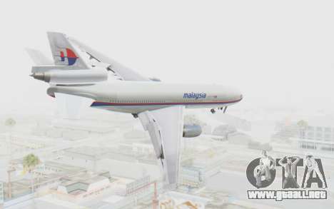 DC-10-30 Malaysia Airlines (Old Livery) para GTA San Andreas