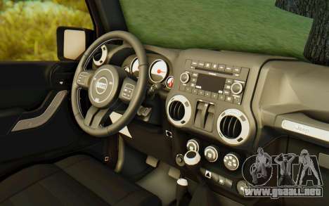 Jeep Wrangler Rubicon 2012 para GTA San Andreas