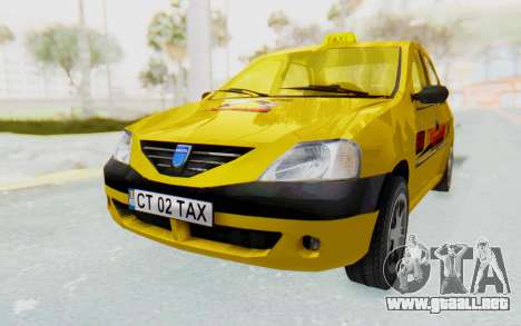 Dacia Logan Taxi para GTA San Andreas