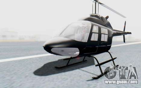 Bell 206B-III Jet Ranger Policja para GTA San Andreas