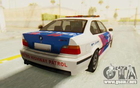 BMW M3 E36 Police Indonesia para GTA San Andreas