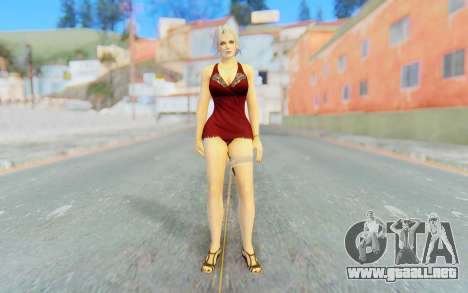 Christie Red Dress para GTA San Andreas