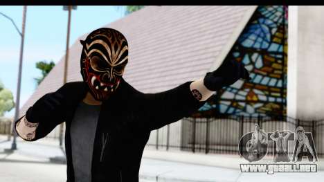 Payday 2 - Bodhi with Mask para GTA San Andreas