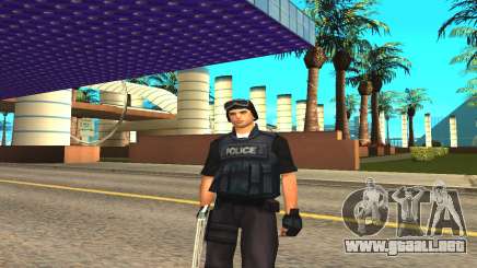 Original SWAT de la piel sin máscara para GTA San Andreas
