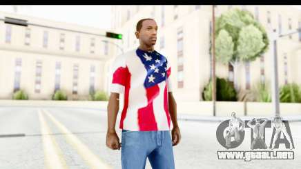 T-Shirt USA Flag para GTA San Andreas