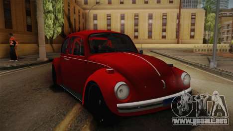 Volkswagen Beetle Escarabajo para GTA San Andreas