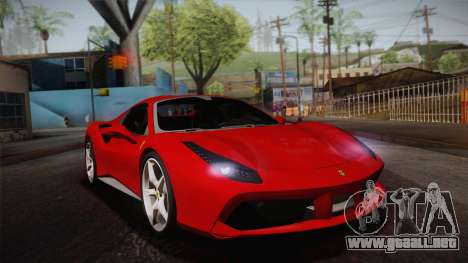 Ferrari 488 Spider para GTA San Andreas